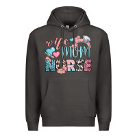 Smoke wife mom nurse Premium Hoodie - BundleAndBundleShop