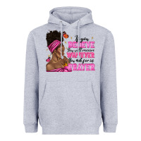 Heather Grey afro woman bun and religion faith prayer Heavyweight Hoodie - texasbilliewilder