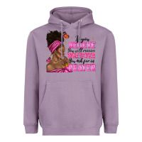 Lavender afro woman bun and religion faith prayer Heavyweight Hoodie - texasbilliewilder