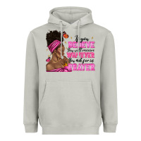 Moon Dust afro woman bun and religion faith prayer Heavyweight Hoodie - texasbilliewilder
