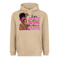 Mushroom afro woman bun and religion faith prayer Heavyweight Hoodie - texasbilliewilder