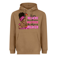 Toasted Coconut afro woman bun and religion faith prayer Heavyweight Hoodie - texasbilliewilder