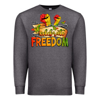 Charcoal Heather celebrate freedom Premium Sweatshirt - Zillion Design Studio