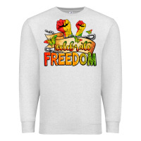 Oatmeal Heather celebrate freedom Premium Sweatshirt - Zillion Design Studio