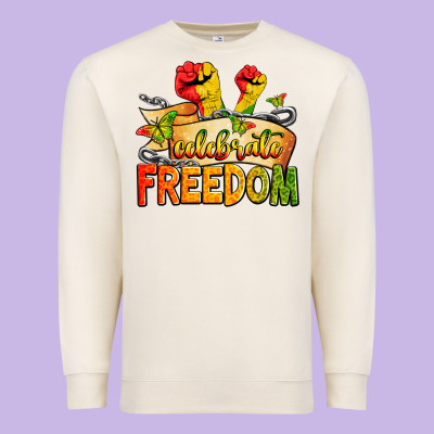 Celebrate Freedom Premium Sweatshirt Designed By Zillion Design Studio