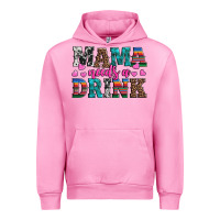 Fuchsia Pink western mama needs a drink Urban Hoodie - Artiststas
