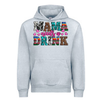 Heather Grey western mama needs a drink Urban Hoodie - Artiststas