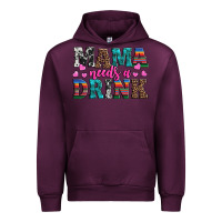 Mauve Wine western mama needs a drink Urban Hoodie - Artiststas