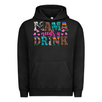 Pigment Black western mama needs a drink Urban Hoodie - Artiststas