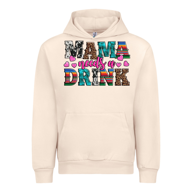 Western Mama Needs A Drink Urban Hoodie by Artiststas | Teevron