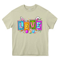 Mossy Love Easter Heavy Core Tee - CowhideDigitalArt