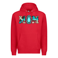 Red mom Premium Hoodie - JahusDesignShop