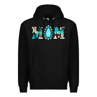 Black mom Premium Hoodie - JahusDesignShop