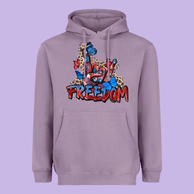 Freedom Rock Hand Heavyweight Hoodie Designed By Zillion Design Studio