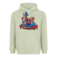 Matcha freedom rock hand Heavyweight Hoodie - Zillion Design Studio
