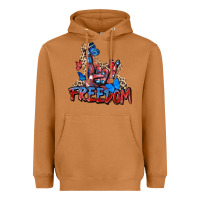 Meerkat freedom rock hand Heavyweight Hoodie - Zillion Design Studio