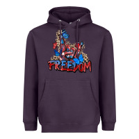 Plum freedom rock hand Heavyweight Hoodie - Zillion Design Studio