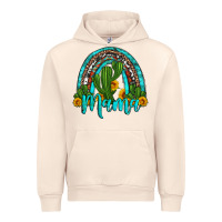 Sandshell western cactus and sunflower mama rainbow Urban Hoodie - Artiststas
