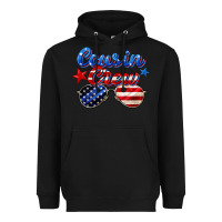 Black cousin crew Heavyweight Hoodie - Zillion Design Studio