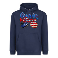 Navy cousin crew Heavyweight Hoodie - Zillion Design Studio