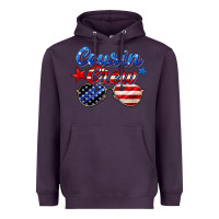 Plum cousin crew Heavyweight Hoodie - Zillion Design Studio