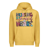 Antique Gold nursing is a work of heart Premium Hoodie - BundleAndBundleShop