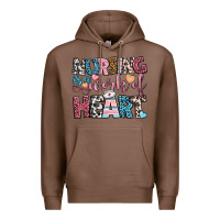 Chestnut nursing is a work of heart Premium Hoodie - BundleAndBundleShop