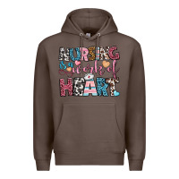 Coffee nursing is a work of heart Premium Hoodie - BundleAndBundleShop