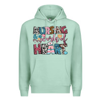Seafoam nursing is a work of heart Premium Hoodie - BundleAndBundleShop