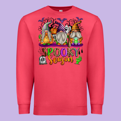 Spooky Season Gnomes Premium Sweatshirt Designed By Texasbilliewilder