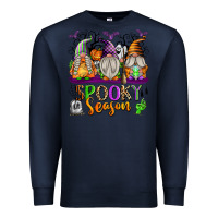 Navy Spooky Season Gnomes Premium Sweatshirt - texasbilliewilder