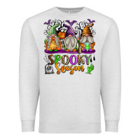 Oatmeal Heather Spooky Season Gnomes Premium Sweatshirt - texasbilliewilder