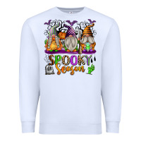 White Spooky Season Gnomes Premium Sweatshirt - texasbilliewilder