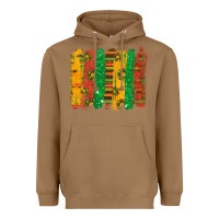 Toasted Coconut black history brushstroke Heavyweight Hoodie - texasbilliewilder