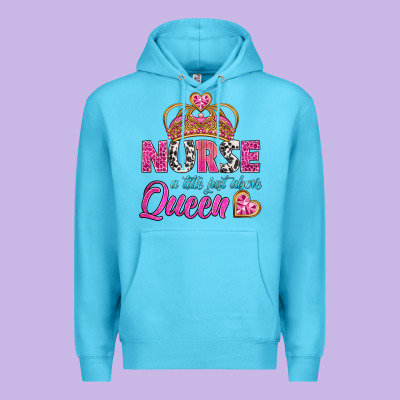 Nurse A Title Just Above Queen Premium Hoodie Designed By Bundleandbundleshop
