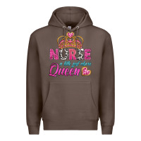 Coffee nurse a title just above queen Premium Hoodie - BundleAndBundleShop