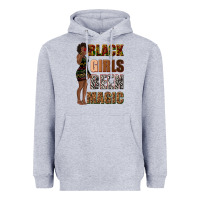 Heather Grey black girls been magic Heavyweight Hoodie - texasbilliewilder
