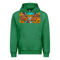 Emerald longhorn bull skull license plate Urban Hoodie - Artiststas