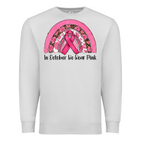 Dove Grey in october we wear pink Premium Sweatshirt - RanaPortraitStore