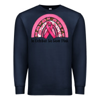 Navy in october we wear pink Premium Sweatshirt - RanaPortraitStore