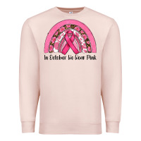 Pale Pink in october we wear pink Premium Sweatshirt - RanaPortraitStore