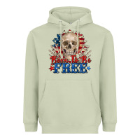 Matcha born to be free skeleton Heavyweight Hoodie - Zillion Design Studio