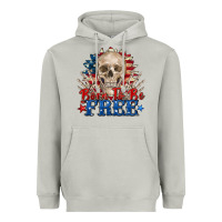 Moon Dust born to be free skeleton Heavyweight Hoodie - Zillion Design Studio