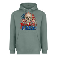 Sage born to be free skeleton Heavyweight Hoodie - Zillion Design Studio
