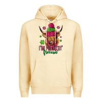 Pina Colada i'm freakin freezin pink christmas long haired cow Premium Hoodie - Jasminsmagicworld