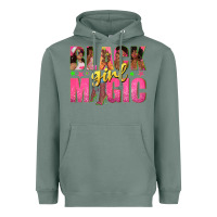 Sage black girl magic with afro black women Heavyweight Hoodie - texasbilliewilder