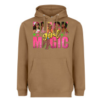 Toasted Coconut black girl magic with afro black women Heavyweight Hoodie - texasbilliewilder