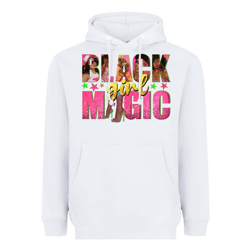 Black Girl Magic With Afro Black Women Heavyweight Hoodie by texasbilliewilder | Teevron