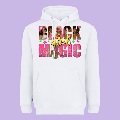 Heavyweight Hoodie black girl magic with afro black women