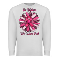 Dove Grey in october we wear pink sunflower Premium Sweatshirt - RanaPortraitStore
